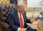 Ukrainian Soldier's Gift: Trump Presented With Engraved Golf Putter.