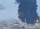 Main image for Airstrike on Houthi Oil Station Sends Thick Smoke Over Yemen.