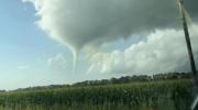 Main image for Funnel Cloud Spotted in South Dakota During Tornado Warning.