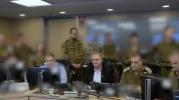 Main image for Israel's Defense Chief Oversees Yemen Strike From Operations Bunker.