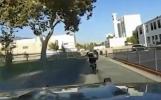 Main image for Dashcam Shows Chase of Suspected Bike Thief.