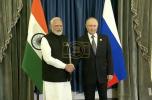 Main image for Putin Praises India Ties in Meeting With Modi.