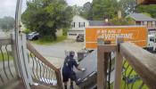 Main image for Oops! 😲 Delivery Drivers Drop Fridge in Georgia.