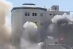 Main image for Israeli Strike Destroys Islamic University In Gaza.