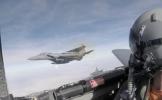 US Air Power on Display: Interceptors and Recovery Drills in Action.