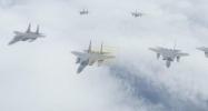 Main image for US Air Power on Display: Interceptors and Recovery Drills in Action.