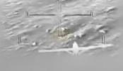 Main image for Israeli Helicopter Hitting Houthi Drone.