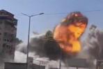Main image for IDF Targets Gaza City's Taybeh 2 Tower.