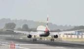 Main image for Storm Forces Heathrow Airplane Landings to Be Difficult. 