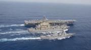 Main image for USS Aircraft Carrier Conducts Replenishment-at-Sea in U.S. Central Command Region.