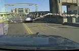 Main image for Suspect Launches Car Over Seattle Bridge. 