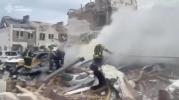 Main image for Deadly Russian Strike Leaves Kyiv Homes In Ruins. 