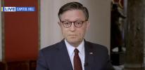 Main image for House Speaker Mike Johnson Talks Government Shutdown After Funding Bills Fail. 