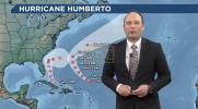 Main image for Hurricane Humberto Reaches Category 5 Strength. 