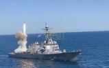 Main image for USS Naval Power Marks Navy's 250th With Fiery Salute. 
