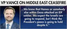 Main image for VP Vance Defends Israel's Response After Hamas Ceasefire Violation.