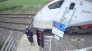 Main image for Heart-Stopping Moment: Teen Dodges Train by Inches in Norfolk.