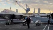 Main image for A Presidential Moment: Trump Lands on USS George Washington in Japan.