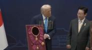 Main image for South Korea Awards Trump Its Highest Civilian Decoration for Peace Legacy for the First Time in History.