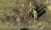 Main image for Wild Footage: Russian Soldier Evades Five Ukrainian FPV Drones Unharmed. 