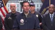 Main image for Governor Beshear Confirms Louisville Cargo Plane Crash Kills Three and Injures 11.