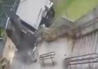 Main image for Dramatic CCTV Captures Car Sliding Down Outdoor Stairs in Brazil.