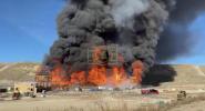 Main image for BREAKING: Utah County Fire Consumes Apartment Complex Under Construction.