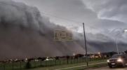 Main image for Massive Shelf Cloud Covers Over Argentina in Storm Surge.
