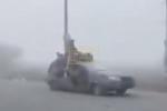Main image for Russian Troops Enter Ukrainian City in Convoy Through Fog .