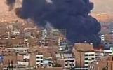 Main image for  Massive Explosions Ignite Factory Fire in Peru.