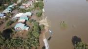 Main image for Flood Barriers Collapse, and Central Thailand Villages Submerged by The River.