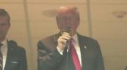 Main image for Trump Faces Mixed Reaction While Leading Troop Oath.