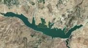 Main image for Satellite Imagery Shows Iran's Karaj Dam Nearly Gone.