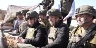 Main image for PM Netanyahu and Security Chiefs Visit IDF Outpost in Southern Syria.