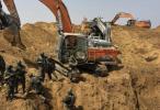IDF Excavates Massive Hamas Tunnel Where Lt. Hadar Goldin Was Held.