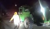 Main image for Suspect Arrested After Wild Forklift and ATM Theft Chase.