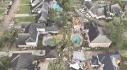 Main image for Over 100 Homes Damaged After Houston Tornado Touchdown.