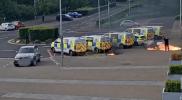 Main image for Convicted Attacker Firebombs Police Station in Violent Night Assault.