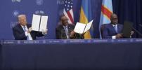 Main image for Trump, Kagame, and Tshisekedi Sign Historic Washington Accords.