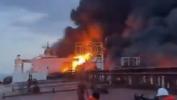 Main image for Ukrainian Forces Hit Russian Oil Fleet, Halting Port Operations.