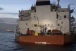 Main image for Ukrainian Drones Sink Russian Oil Tanker.