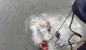 Main image for NYPD Harbor Unit Dives Into Freezing East River to Save Man.