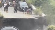 Main image for BREAKING: Indonesian Road Collapses After Heavy Flooding.