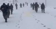 Main image for IDF Troops Patrol Snowy Mount Hermon.