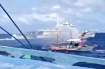 Main image for Philippine Fishermen Injured After Chinese Water Cannon Attack.