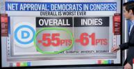 Main image for CNN: Democrats' Approval Ratings Hit Record-Low Minus 55.
