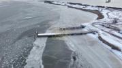 Main image for Drone Footage Captures First Seasonal Freeze in Great South Bay.