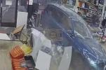 Main image for Near Disaster as Vehicle Smashes Into California Hardware Store Entrance.