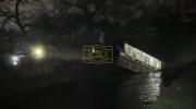 Main image for Dramatic Footage Shows Canal Boat Falling Into Shropshire Sinkhole.