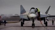 Main image for Russia Flies Stealth Jet with New Fifth-Generation Engine.